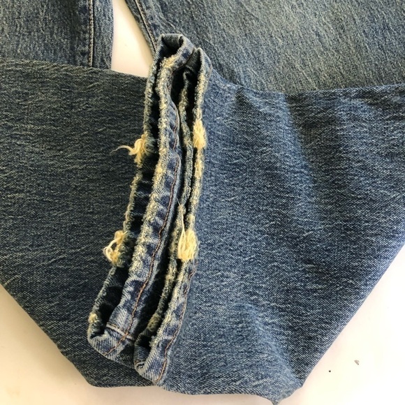 Ingrid & Isabel Maternity Over Belly Cropped Vintage Straight Jeans Size 8 - Picture 10 of 16